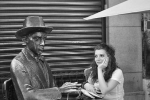 Con Pessoa al Chiado