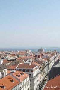 Vista dall'Elevador de Santa Justa