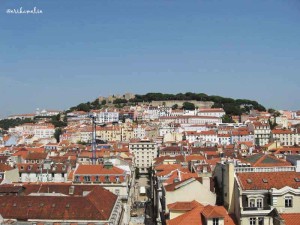 Vista sul Castello dall'Elevador