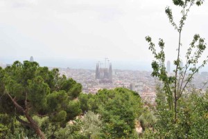 Vista sulla città e la Sagrada Familia